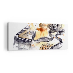 Lærredstryk - Billede på lærred - I drømmeland - 100x40 cm