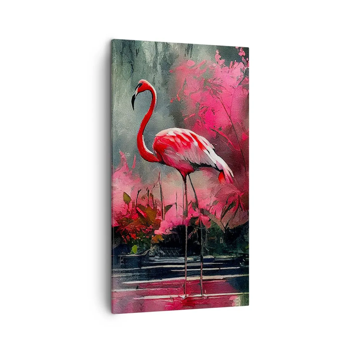 Lærredstryk - Billede på lærred - En lektion i naturlig charme - 45x80 cm