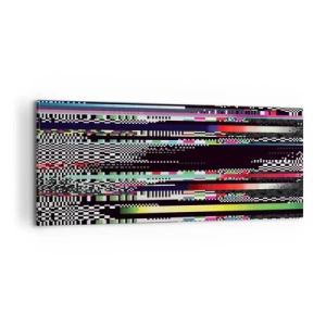 Lærredstryk - Billede på lærred - Det kontrollerede billede af virkeligheden - 100x40 cm