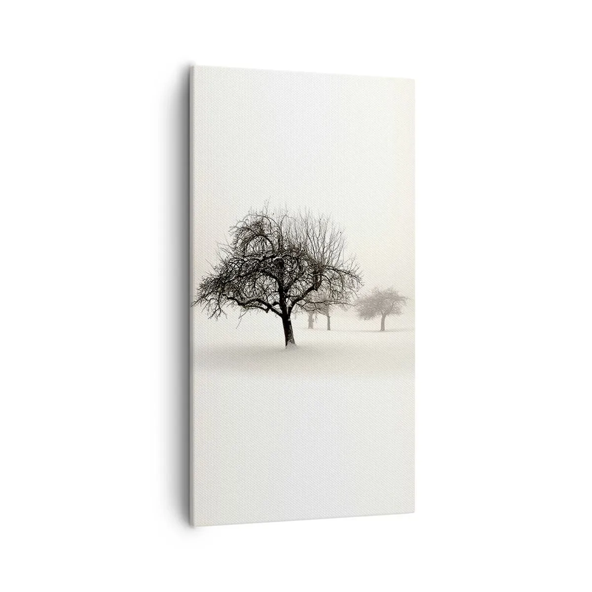 Lærredstryk - Billede på lærred - Vintersøvn - 55x100 cm