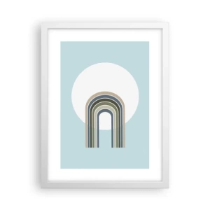 Plakat i hvid ramme - Uimodståelig tiltrækningskraft - 30x40 cm