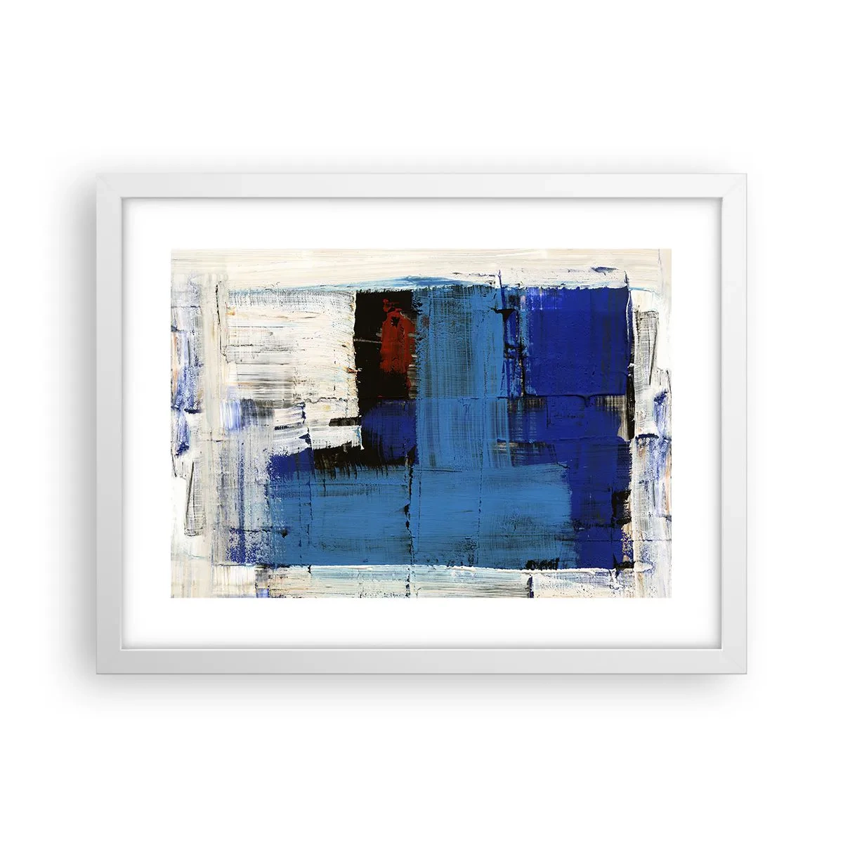 Plakat i hvid ramme - Det blås hemmelighed - 40x30 cm