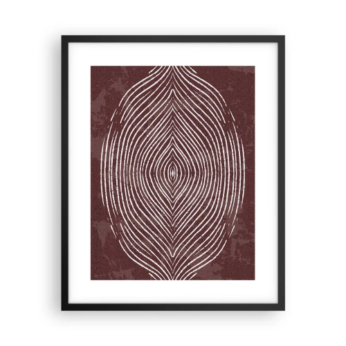 Plakat i sort ramme - Rummet taler - 40x50 cm