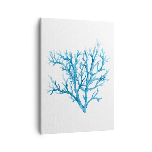 Lærredstryk - Billede på lærred - Marint filigran - 50x70 cm