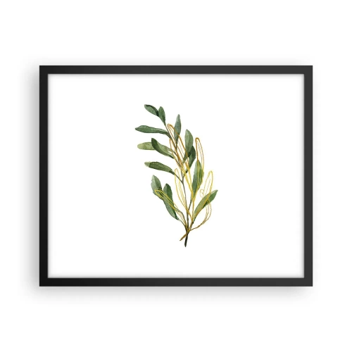 Plakat i sort ramme - Alt, hvad der er godt - 50x40 cm