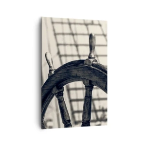 Lærredstryk - Billede på lærred - Historier om havet - 80x120 cm