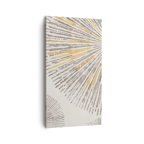 Lærredstryk - Billede på lærred - Skønheden i en rokke - 45x80 cm