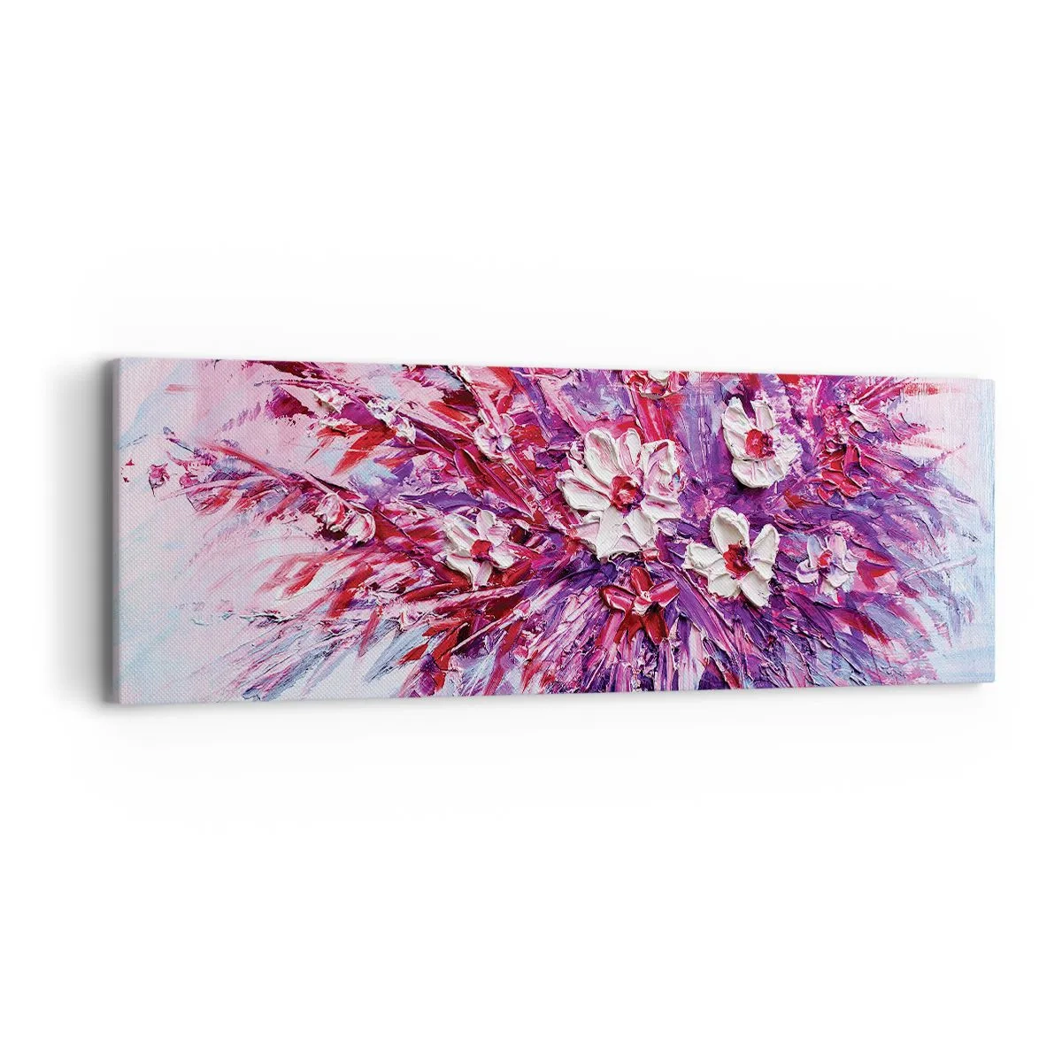 Lærredstryk - Billede på lærred - Uskyld og lidenskab - 90x30 cm