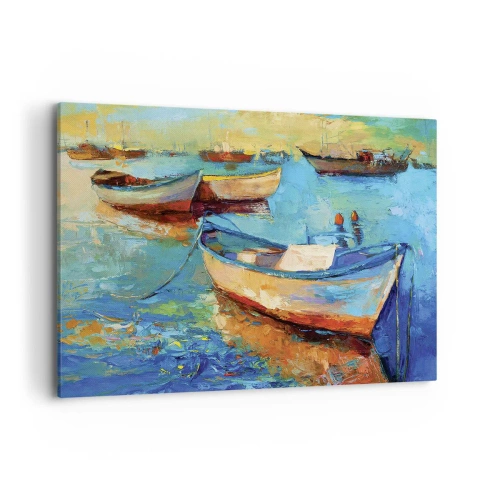 Lærredstryk - Billede på lærred - I den sydlige bugt - 120x80 cm