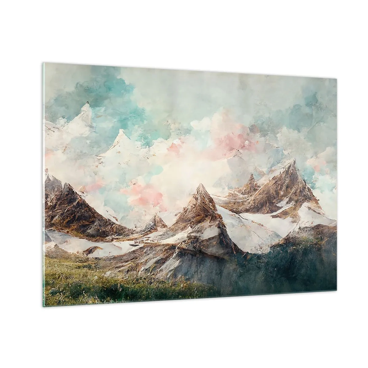 Billede på glas - Stenede knive - 100x70 cm