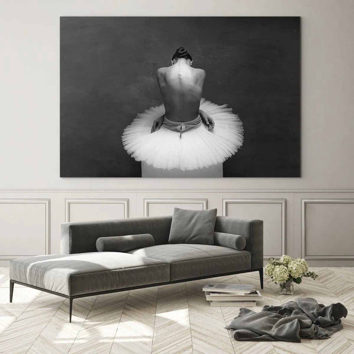 Billede på glas - Blomstrer nu - 100x70 cm