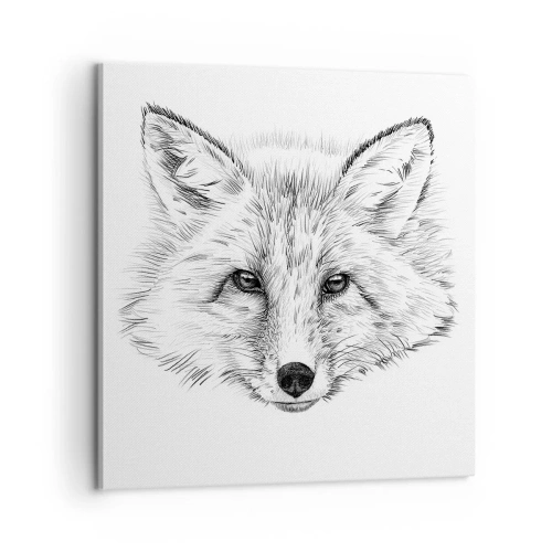 Lærredstryk - Billede på lærred - Kan disse øjne lyve? - 60x60 cm
