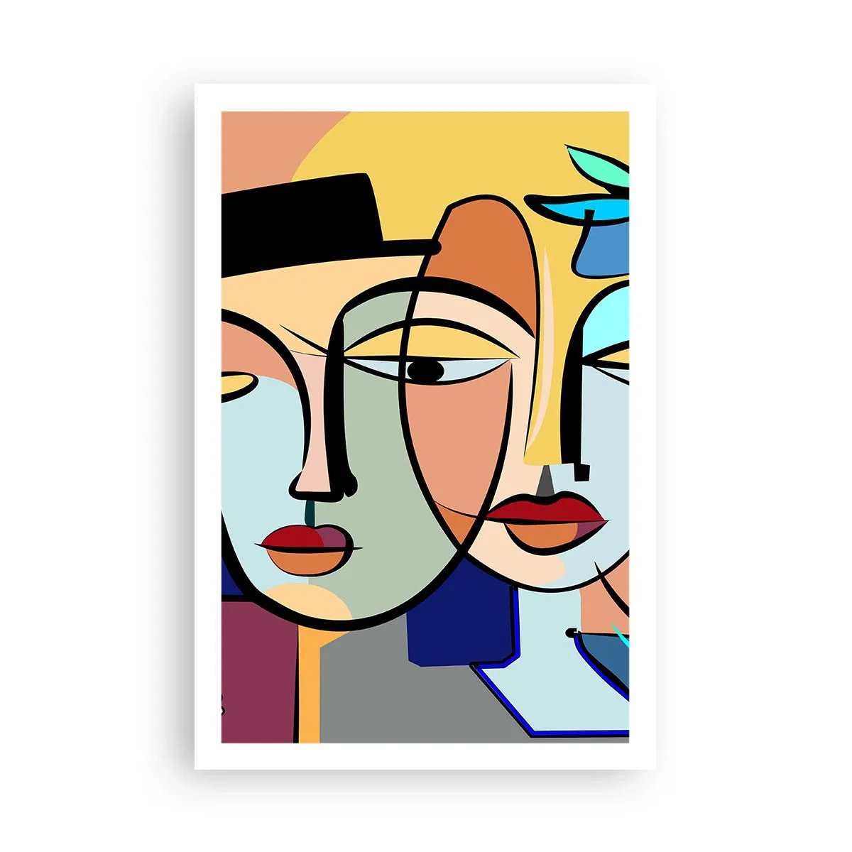 Plakat - Picassos randez vous - 61x91 cm