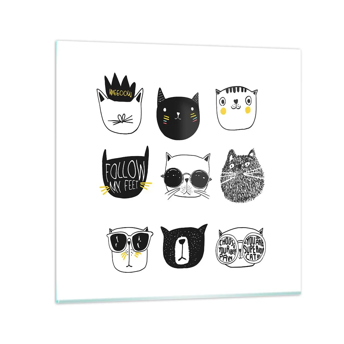 Billede på glas - Alle andre - 40x40 cm