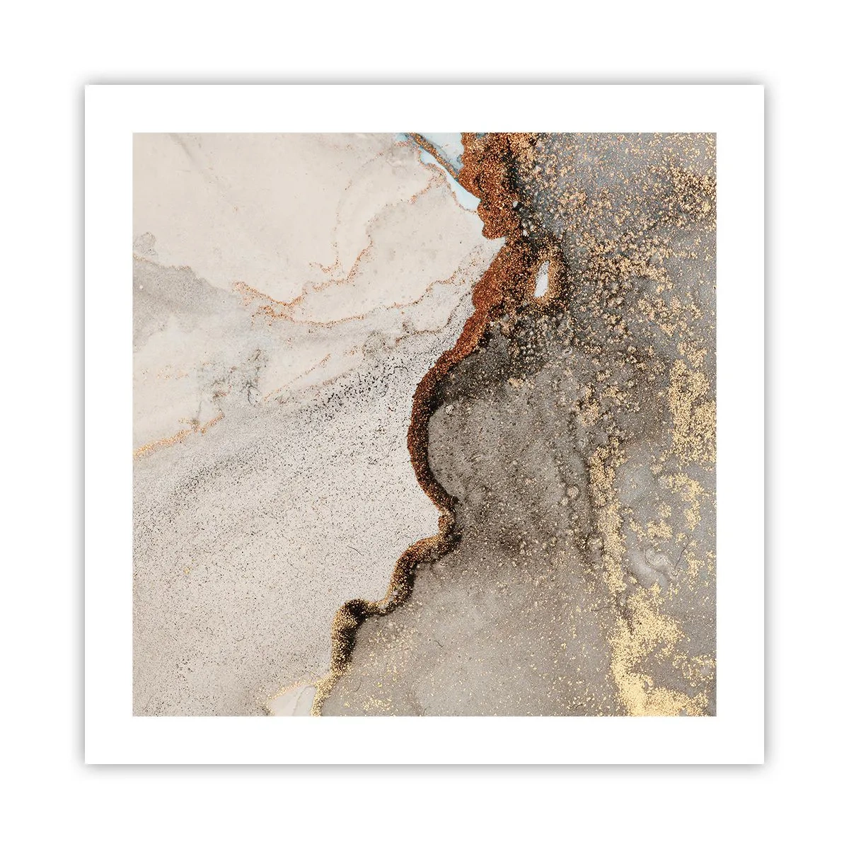 Plakat - På farvegrænsen - 50x50 cm