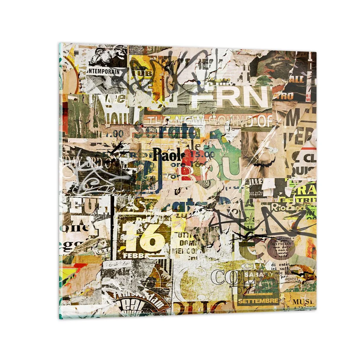 Billede på glas - Åh, det er ved at ske... - 70x70 cm