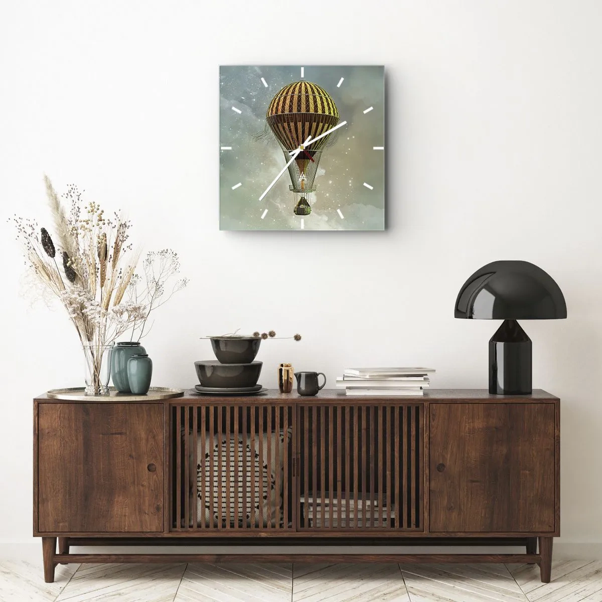 Vægur, Uret - Banebrydende flyvninger - 40x40 cm