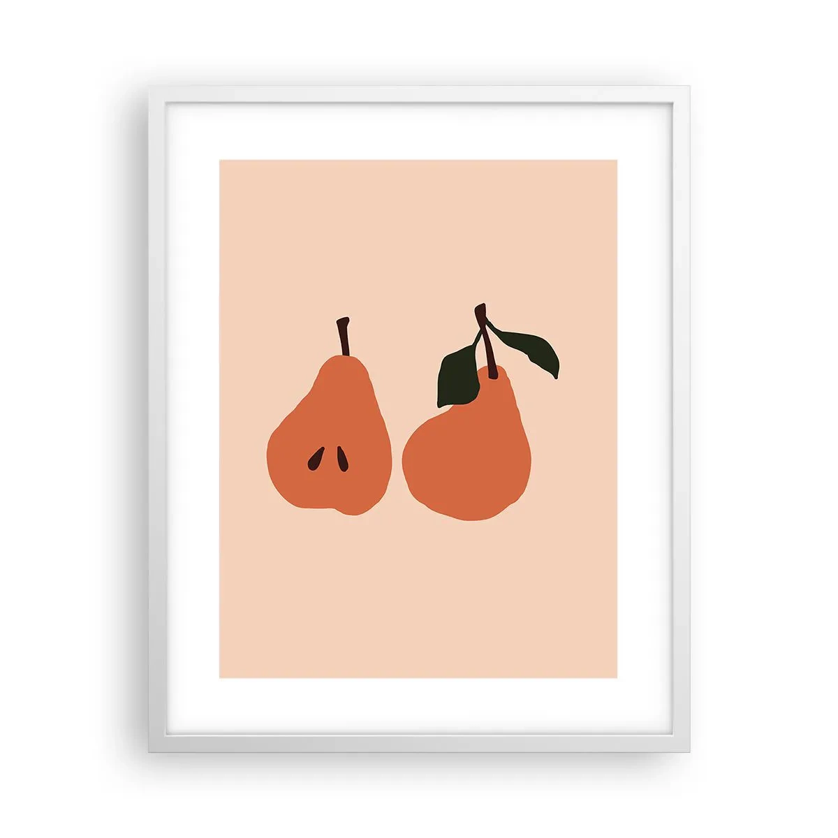 Plakat i hvid ramme - Sødmen selv - 40x50 cm