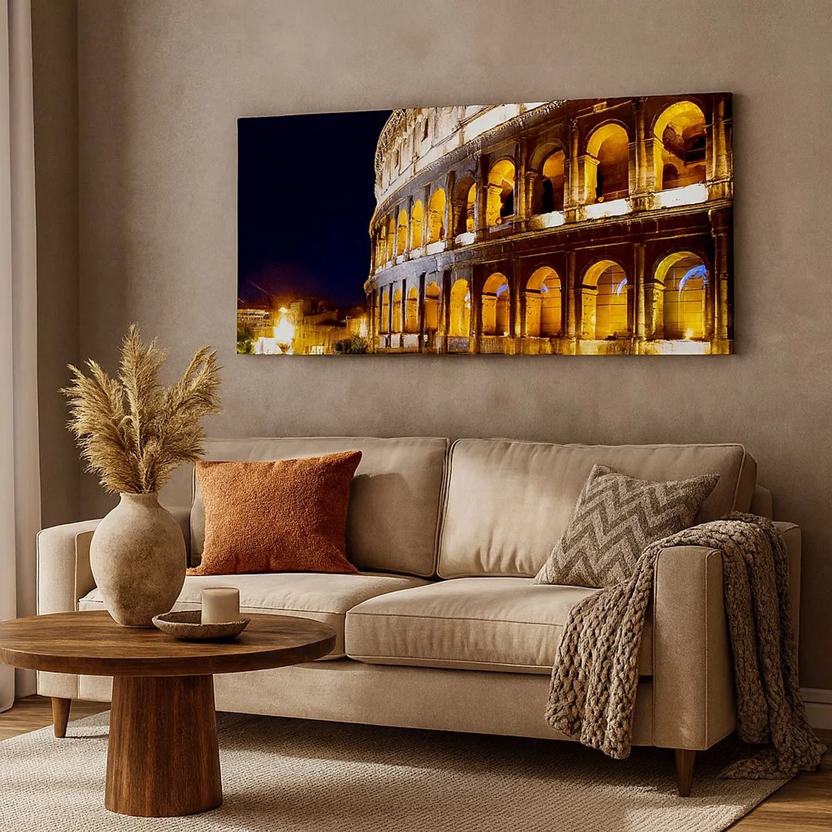 Lærredstryk - Billede på lærred - Legene er ved at begynde - 100x40 cm