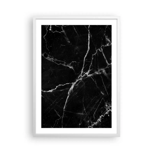 Plakat i hvid ramme - Stenens hemmelige liv - 50x70 cm