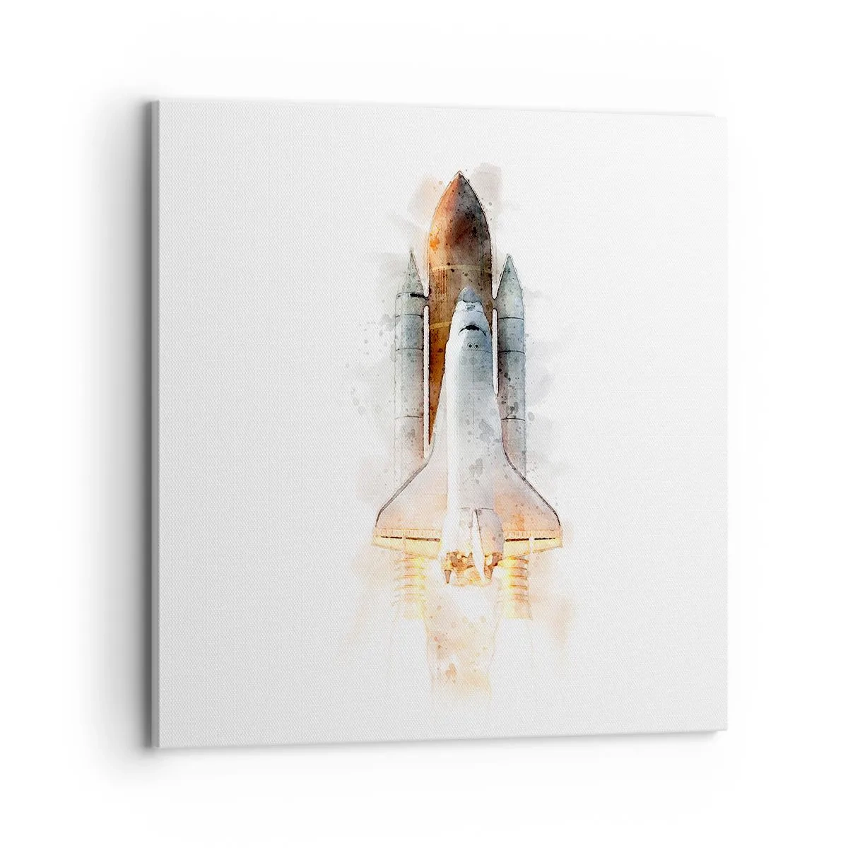 Lærredstryk - Billede på lærred - Opdagelsesrejsende i starten - 70x70 cm