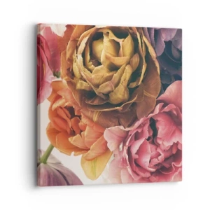 Lærredstryk - Billede på lærred - Fejring af livet - 30x30 cm