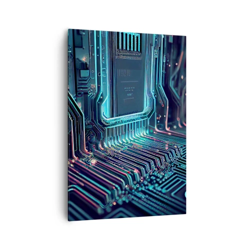 Lærredstryk - Billede på lærred - Jeg tror... - 70x100 cm