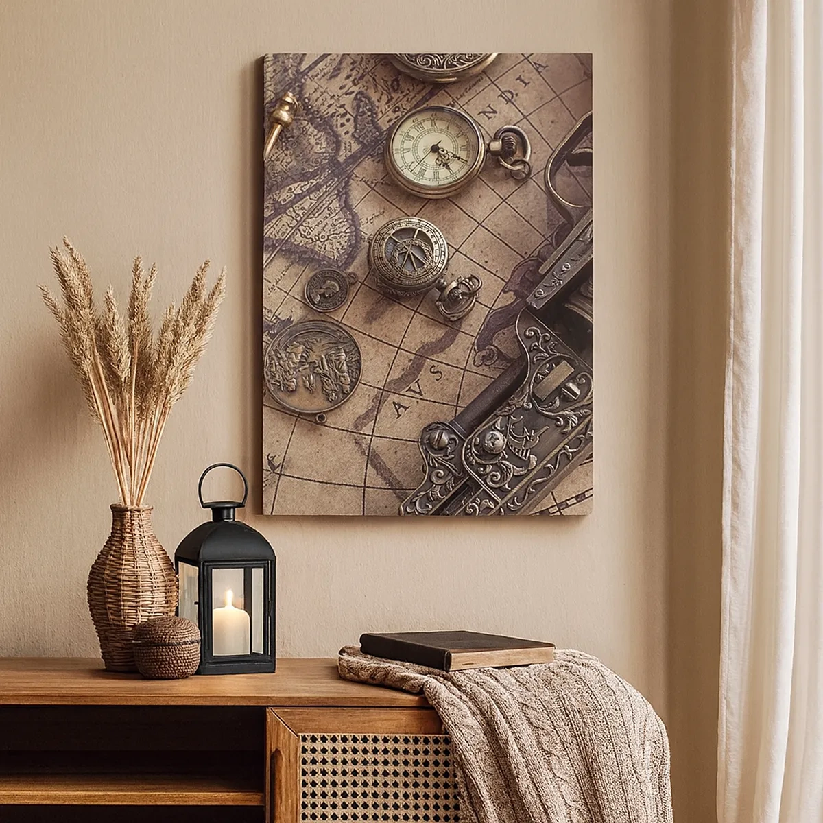 Lærredstryk - Billede på lærred - Opkald til eventyr - 50x70 cm