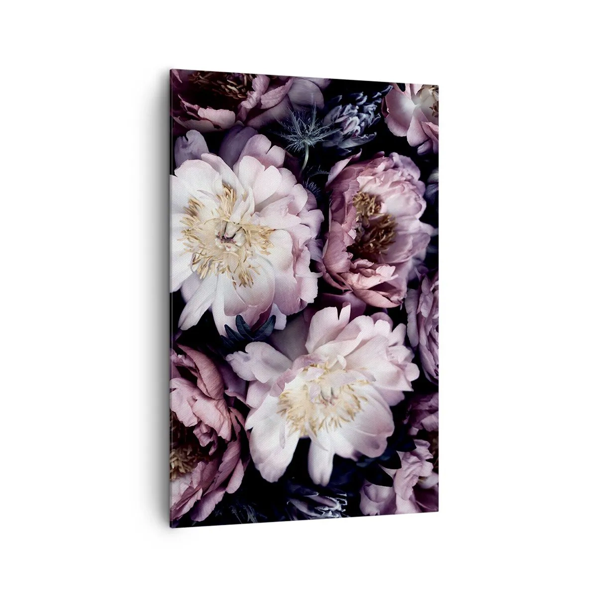 Lærredstryk - Billede på lærred - Gammeldags buket - 80x120 cm