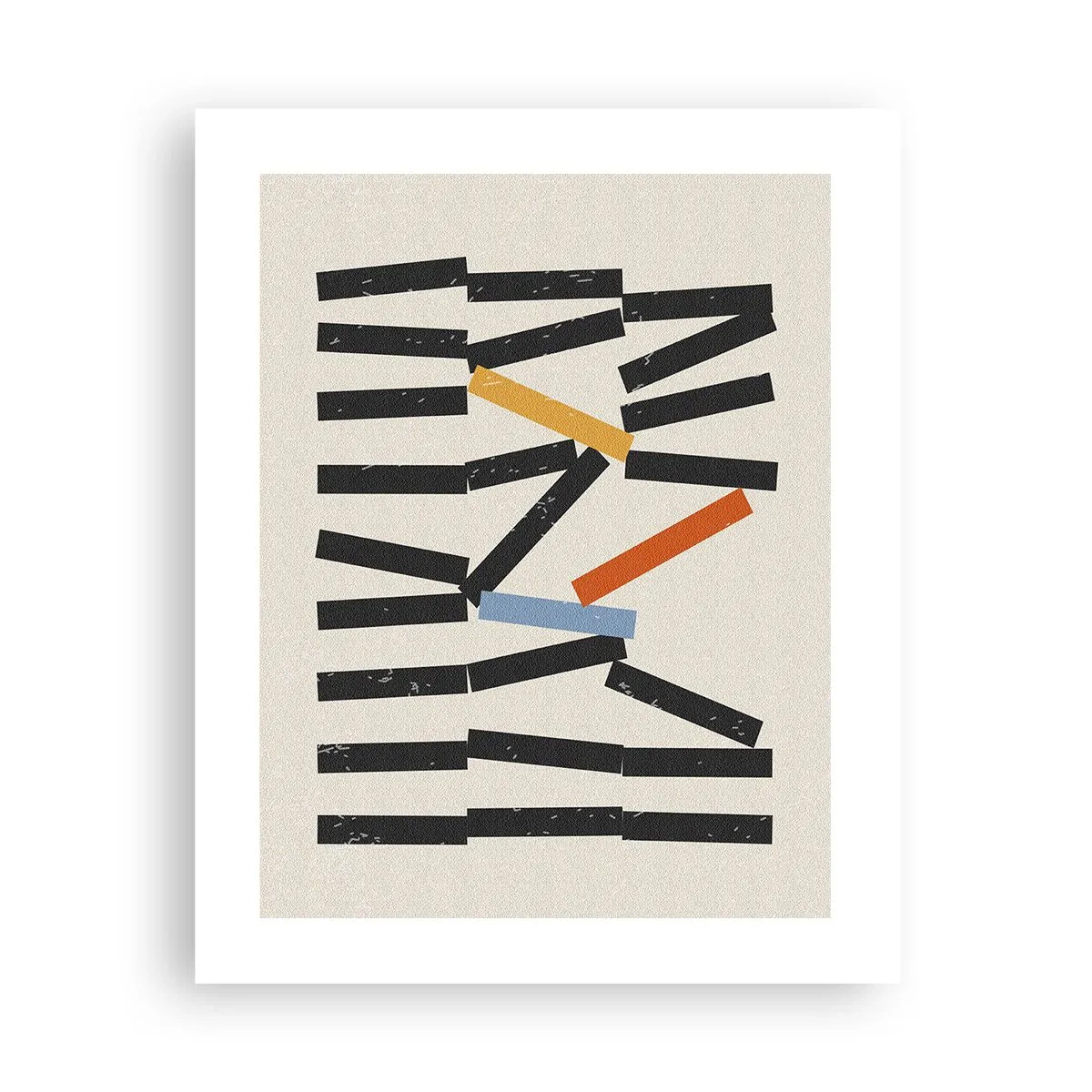 Plakat - Dominoer - komposition - 40x50 cm