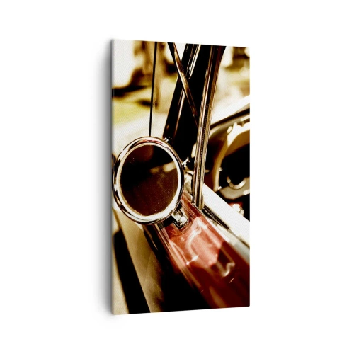 Lærredstryk - Billede på lærred - En bil med sjæl - 45x80 cm