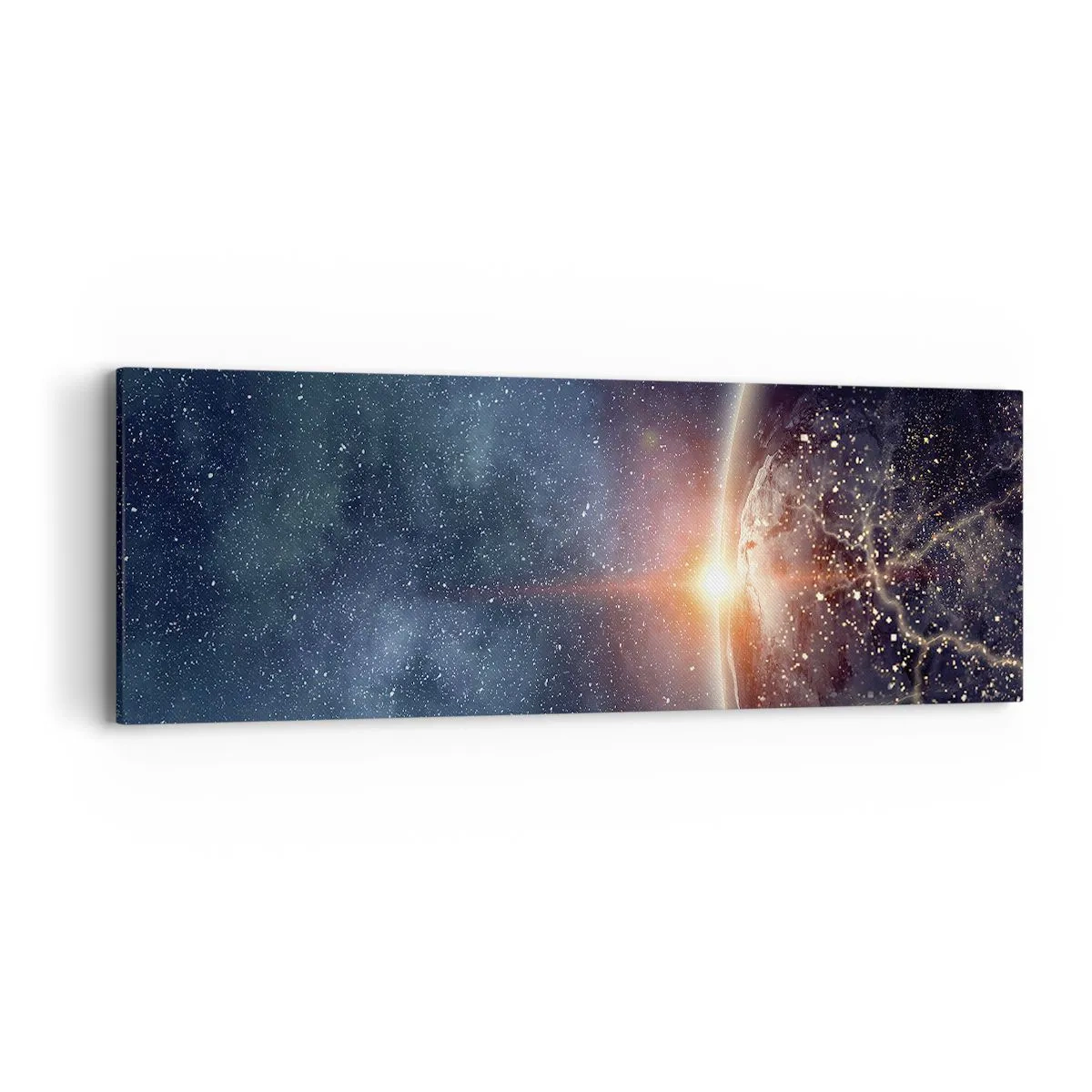 Lærredstryk - Billede på lærred - I det nye perspektiv - 90x30 cm