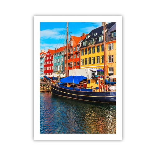 Plakat - Glædelig kaj - 50x70 cm