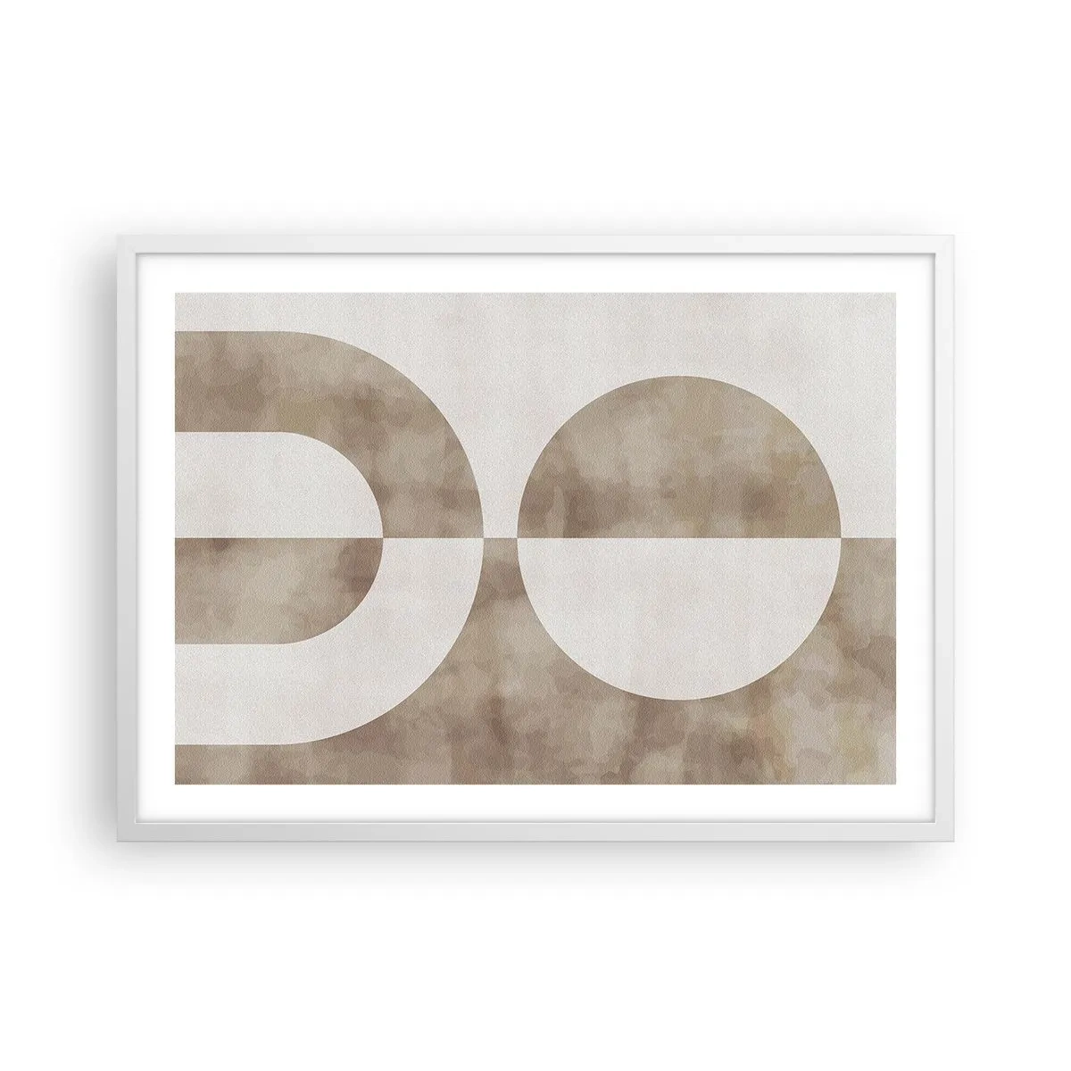 Plakat i hvid ramme - Ligheder og forskelle - 70x50 cm