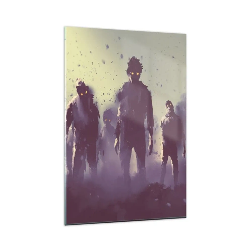 Billede på glas - Pas på! De kommer - 80x120 cm