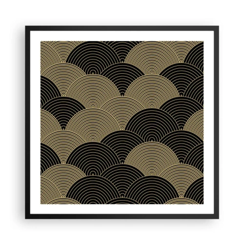 Plakat i sort ramme - Enhed i mangfoldighed - 60x60 cm