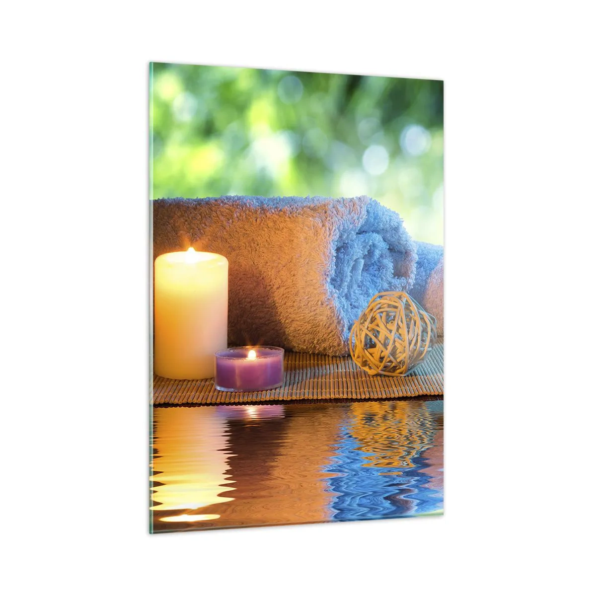 Billede på glas - Tid til kroppen - 50x70 cm