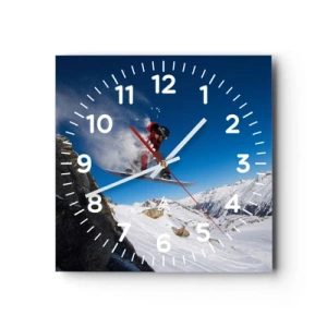 Vægur, Uret - Og du er blevet en del af rummet - 40x40 cm