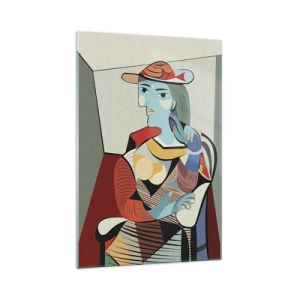 Billede på glas - Gennem Picassos øjne - 70x100 cm