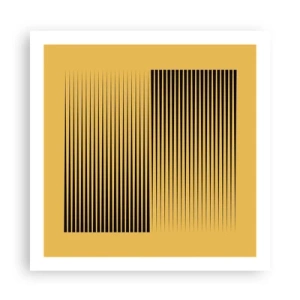 Plakat - Modsætningernes kvadrat - 60x60 cm