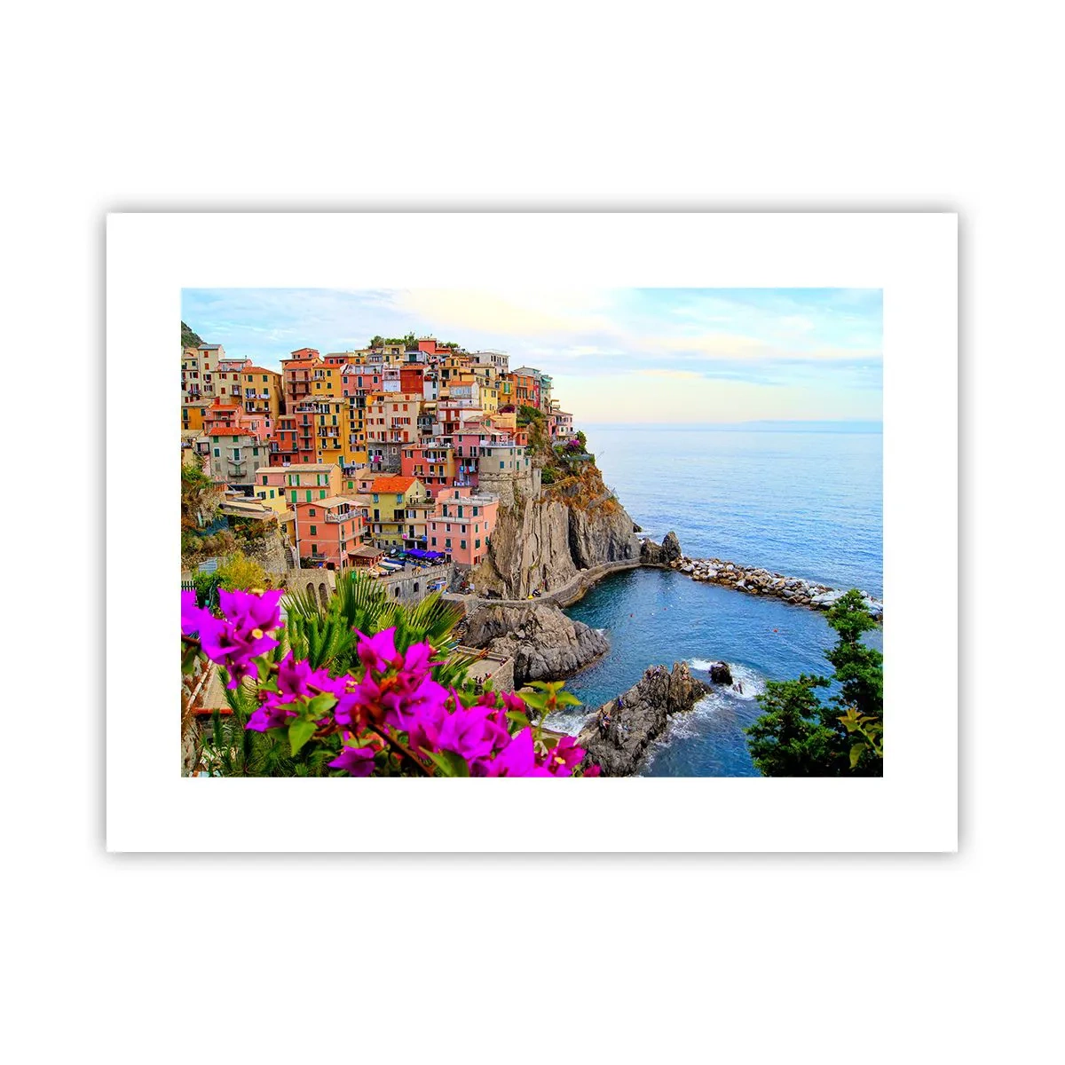 Plakat - En grinende by - 40x30 cm
