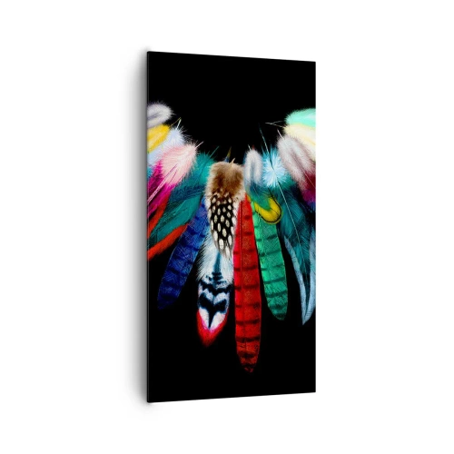 Lærredstryk - Billede på lærred - Indisk halskæde - 65x120 cm