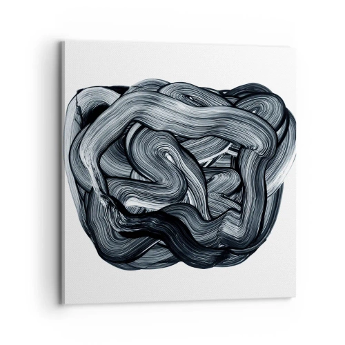 Lærredstryk - Billede på lærred - Så enkelt er det ikke - 70x70 cm