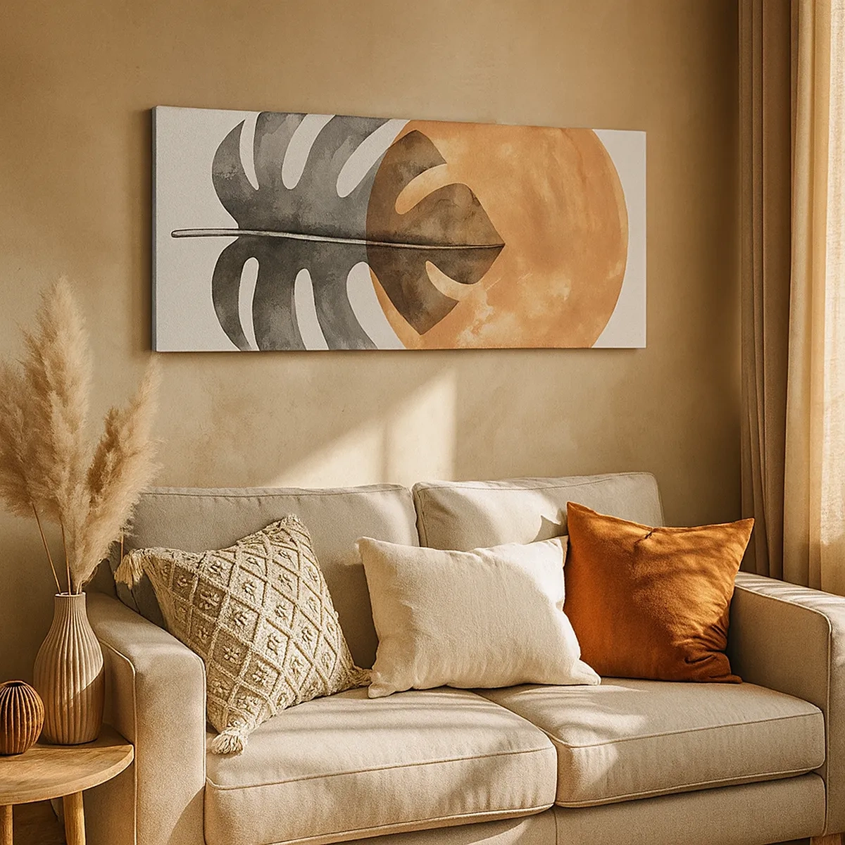 Lærredstryk - Billede på lærred - Altid solen - 30x30 cm