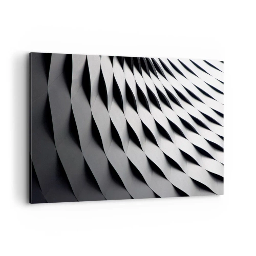 Lærredstryk - Billede på lærred - På bølgernes overflade - 100x70 cm