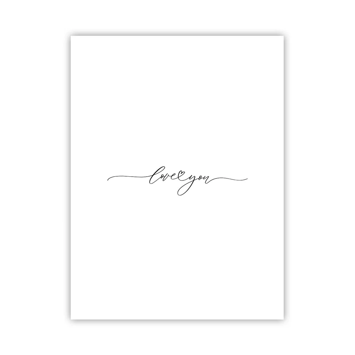 Plakat - Sort og hvid - 30x40 cm