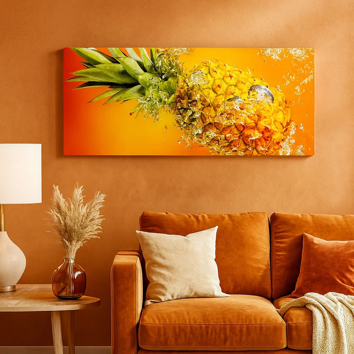 Lærredstryk - Billede på lærred - Tropisk saftig friskhed - 30x30 cm