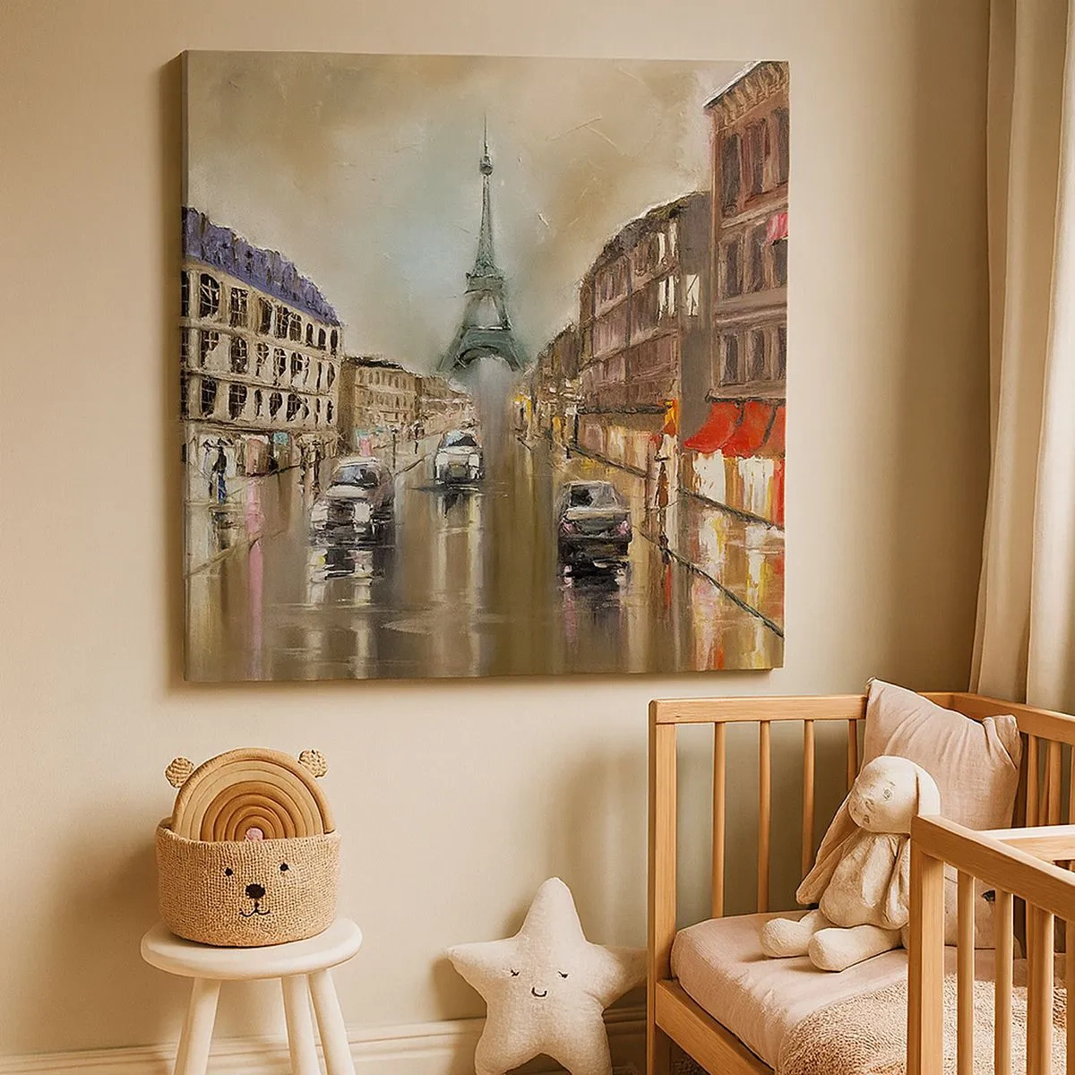 Lærredstryk - Billede på lærred - Det eneste, der betyder noget, er hende - 30x30 cm