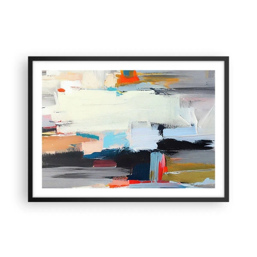 Plakat i sort ramme - Er der en metode? - 70x50 cm