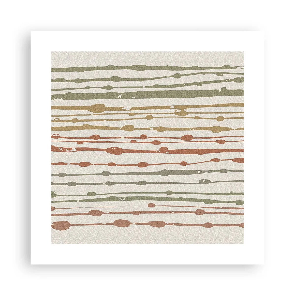 Plakat - Musikalsk farvenotation - 40x40 cm